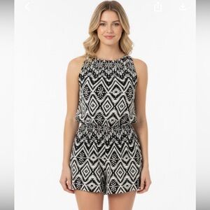 Speed control boho romper size large